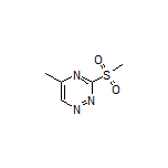 5-Methyl-3-(methylsulfonyl)-1,2,4-triazine