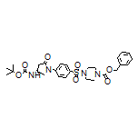 (S)-1-Cbz-4-[[4-[4-(Boc-amino)-2-oxo-1-pyrrolidinyl]phenyl]sulfonyl]piperazine