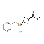 Methyl cis-3-(Benzylamino)cyclobutanecarboxylate Hydrochloride