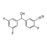 5-[(3,5-Difluorophenyl)(hydroxy)methyl]-2-fluorobenzonitrile