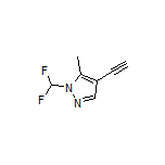 1-(Difluoromethyl)-4-ethynyl-5-methylpyrazole