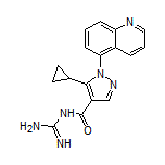 N-Carbamimidoyl-5-cyclopropyl-1-(5-quinolyl)pyrazole-4-carboxamide