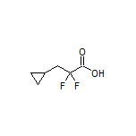 3-Cyclopropyl-2,2-difluoropropanoic Acid