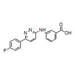 3-[[6-(4-Fluorophenyl)-3-pyridazinyl]amino]benzoic Acid