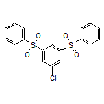 (5-Chloro-1,3-phenylenedisulfonyl)dibenzene