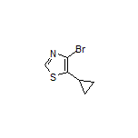 4-Bromo-5-cyclopropylthiazole