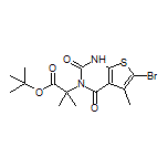 tert-Butyl 2-(6-Bromo-5-methyl-2,4-dioxo-1,2-dihydrothieno[2,3-d]pyrimidin-3(4H)-yl)-2-methylpropanoate