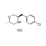 (2S,5R)-5-(4-Chlorobenzyl)-2-methylmorpholine Hydrochloride