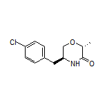 (2R,5S)-5-(4-Chlorobenzyl)-2-methylmorpholin-3-one