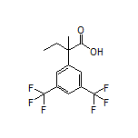 2-[3,5-Bis(trifluoromethyl)phenyl]-2-methylbutanoic Acid