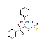 N-(Phenylsulfonyl)-N-[(trifluoromethyl)thio]benzenesulfonamide