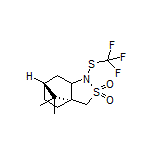 (3aR,6R)-8,8-Dimethyl-1-[(trifluoromethyl)thio]hexahydro-1H-3a,6-methanobenzo[c]isothiazole 2,2-Dioxide