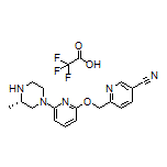 (S)-6-[[[6-(3-Methyl-1-piperazinyl)-2-pyridyl]oxy]methyl]nicotinonitrile Trifluoroacetate