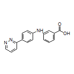 3-[[4-(3-Pyridazinyl)phenyl]amino]benzoic Acid