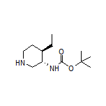 (3S,4R)-3-(Boc-amino)-4-ethylpiperidine