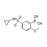 5-(N-Cyclopropylsulfamoyl)-2-methoxyphenylboronic Acid