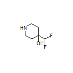 4-(Difluoromethyl)piperidin-4-ol