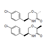 (2R,5S)-5-(4-Chlorobenzyl)-2-methylmorpholin-3-one compound with (2S,5S)-5-(4-Chlorobenzyl)-2-methylmorpholin-3-one