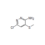 3-Amino-6-chloro-4-(methylthio)pyridazine