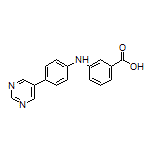 3-[[4-(5-Pyrimidinyl)phenyl]amino]benzoic Acid