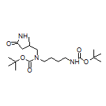 4-[[Boc[4-(Boc-amino)butyl]amino]methyl]-2-pyrrolidinone