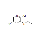 5-Bromo-2-chloro-3-(ethylthio)pyridine