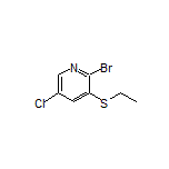 2-Bromo-5-chloro-3-(ethylthio)pyridine