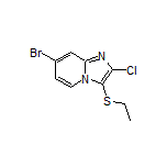 7-Bromo-2-chloro-3-(ethylthio)imidazo[1,2-a]pyridine