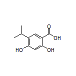 2,4-Dihydroxy-5-isopropylbenzoic Acid