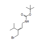 (E)-1-(Boc-amino)-3-(bromomethyl)-4-methyl-2-pentene