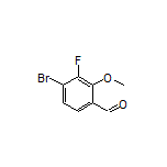 4-Bromo-3-fluoro-2-methoxybenzaldehyde