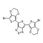 4,6-Bis(7-bromo-2H,3H-thieno[3,4-e]1,4-dioxan-5-yl)thieno[3,4-c]1,2,5-thiadiazole