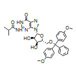 N-[9-[(2R,3R,4S,5R)-5-[[Bis(4-methoxyphenyl)(phenyl)methoxy]methyl]-3,4-dihydroxytetrahydrofuran-2-yl]-6-oxo-6,9-dihydro-1H-purin-2-yl]isobutyramide