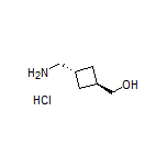 trans-3-(Aminomethyl)-1-(hydroxymethyl)cyclobutane Hydrochloride