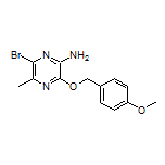 2-Amino-6-bromo-3-[(4-methoxybenzyl)oxy]-5-methylpyrazine