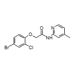 2-(4-Bromo-2-chlorophenoxy)-N-(4-methyl-2-pyridyl)acetamide