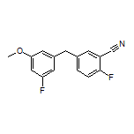 2-Fluoro-5-(3-fluoro-5-methoxybenzyl)benzonitrile