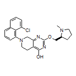 (S)-7-(8-Chloro-1-naphthyl)-2-[(1-methyl-2-pyrrolidinyl)methoxy]-5,6,7,8-tetrahydropyrido[3,4-d]pyrimidin-4-ol