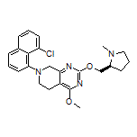 (S)-7-(8-Chloro-1-naphthyl)-4-methoxy-2-[(1-methyl-2-pyrrolidinyl)methoxy]-5,6,7,8-tetrahydropyrido[3,4-d]pyrimidine