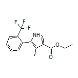 Ethyl 4-Methyl-5-[2-(trifluoromethyl)phenyl]pyrrole-3-carboxylate