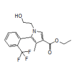 Ethyl 1-(2-Hydroxyethyl)-4-methyl-5-[2-(trifluoromethyl)phenyl]pyrrole-3-carboxylate