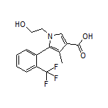 1-(2-Hydroxyethyl)-4-methyl-5-[2-(trifluoromethyl)phenyl]pyrrole-3-carboxylic Acid