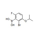 2-Bromo-6-fluoro-3-isopropoxyphenylboronic Acid