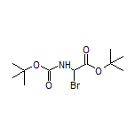 tert-Butyl 2-(Boc-amino)-2-bromoacetate