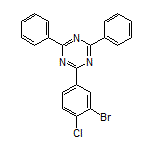 2-(3-Bromo-4-chlorophenyl)-4,6-diphenyl-1,3,5-triazine