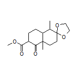 Methyl 1’,4a’-Dimethyl-5’-oxooctahydro-1’H-spiro[[1,3]dioxolane-2,2’-naphthalene]-6’-carboxylate