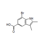 7-Bromo-2,3-dimethylindole-5-carboxylic Acid