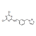 N-[3-[(1-Pyrazolyl)methyl]benzyl]-4,6-dichloro-1,3,5-triazin-2-amine