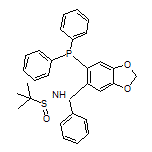 (R)-N-[(S)-[6-(Diphenylphosphino)benzo[d][1,3]dioxol-5-yl](phenyl)methyl]-2-methylpropane-2-sulfinamide