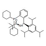 (R)-N-[(R)-[2-(Dicyclohexylphosphino)phenyl](2,4,6-triisopropylphenyl)methyl]-2-methylpropane-2-sulfinamide